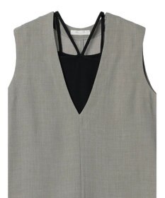 Green Parks ＳＥＴ２点ベスト＋マルチストラップワンピース