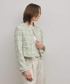 GRACE CONTINENTAL ミックスツイードジャケット