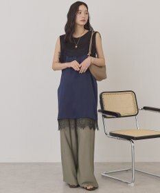 AMERICAN HOLIC レースサテンキャミワンピース