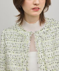 GRACE CONTINENTAL ミックスツイードジャケット