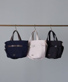 Maison de FLEUR EC限定撥水加工マルチポケット2Wayトートバッグ