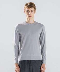 JOSEPH HOMME 【ストレッチ】リュクスレーヨン　クルーネック長袖ニット