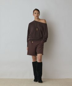 GRACE CONTINENTAL ダブルボタンショートパンツ