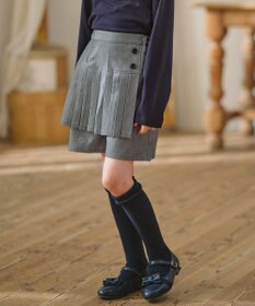 組曲 KIDS 【150-160㎝】プリーツ ショートパンツ