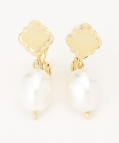 TOCCA SWING PEARL CLOVER EARRINGS イヤリング