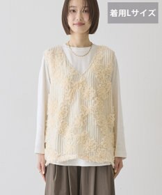 AMERICAN HOLIC 【選べる丈】Ｖネックレースベスト