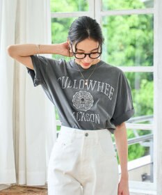 WEGO 【新色追加/ユニセックス着用アイテム/手洗い可/SMLサイズ展開】ピグメントグラフィックT（S）