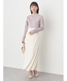 earth music&ecology 切り替えリブニットプルオーバー