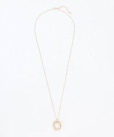 ANY SIS オーバルストーン ネックレス