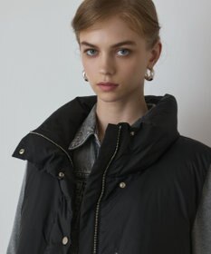 GRACE CONTINENTAL スタンドカラーダウンベスト