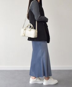 INTER-CHAUSSURES 【CHRISTIAN VILLA】レザーハンドルハンドバッグ