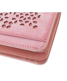 genten 【新色】フラッターカットワーク 二つ折り財布