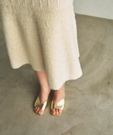 GRACE CONTINENTAL ツイードマーメイドニットワンピース