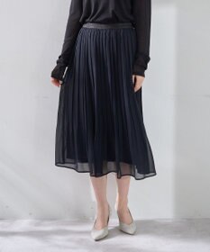 YECCA VECCA プリーツシフォンスカート