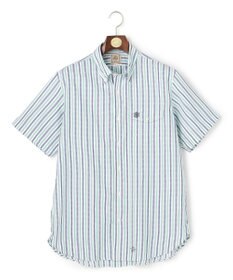 J.PRESS MEN 【Aero Weave】クールマックスサッカー ストライプ シャツ / B.D.