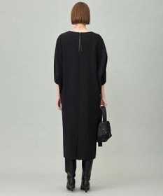 ICB 【洗える】 ウールライクストレッチ ドルマンスリーブワンピース