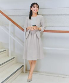 Tiaclasse L 【ダブルクロス・洗える】カラーレスジャケット