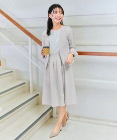 Tiaclasse L 【ダブルクロス・洗える】カラーレスジャケット