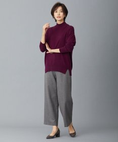 J.PRESS LADIES クラシカルツイード＆ヘリンボン セミワイド パンツ