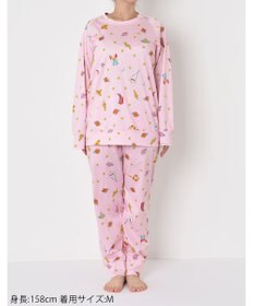 tsumori chisato SLEEP パジャマ　長袖　長ズボン　ルームウエア　綿100%　スムース素材　/ワコール　UDX543