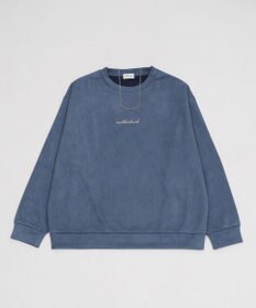 WEGO 【ユニセックス着用ITEM/2点SET/MLサイズ展開】アクセ付きフェイクスウェードプルオーバー