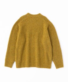 UNFILO MENS ヘアリー クルーネックニット