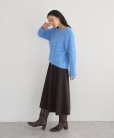 YECCA VECCA フェザーモールニット