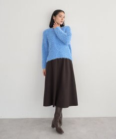 YECCA VECCA フェザーモールニット