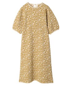 Green Parks ａ．ニットジャガード柄ワンピース