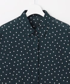 自由区 【WEB&一部店舗限定・サラリ触感】コットンサッカープリント シャツ