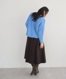 YECCA VECCA フェザーモールニット