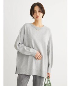 Green Parks もちやわ　ボートネックニットチュニック