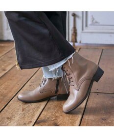 ing <ing>【WEB限定】【サスティナブルシリーズ】レースアップショートブーツ