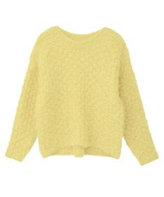 YECCA VECCA フェザーモールニット