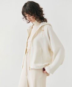 BEIGE， 【洗える】BROOM / スウェット風オーバーサイズドロストパーカー