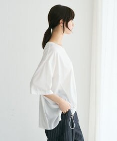 YECCA VECCA 裾ドロストデザインロゴTee