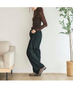MODE ET JACOMO <carino>【レイン対応】バックルソフトスクエアトゥローファー