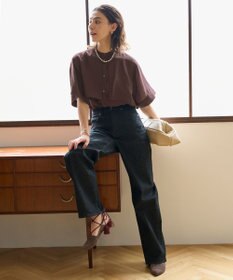 UNFILO 【UNFILO DENIM】撥水 カーブワイドデニム