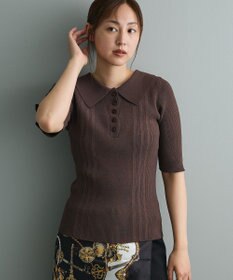 CRAFT STANDARD BOUTIQUE 半袖２ｗａｙリブポロニット