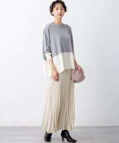 23区 S 【洗える】クラッシュ プリーツ ジョーゼット スカート