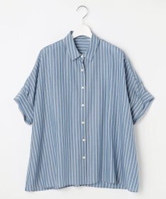 自由区 S 【接触冷感・UVケア・抗菌防臭・洗える】リヨセルポプリン ブラウス