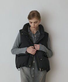 GRACE CONTINENTAL スタンドカラーダウンベスト