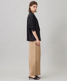 ICB 【接触冷感・UVケア・速乾・洗える】シルクエステルタフタ ブラウスジャケット