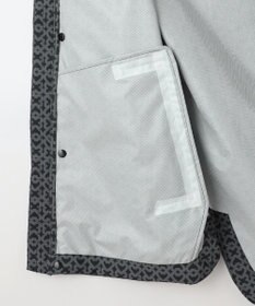 23区GOLF 【MEN】モノグラム レインブルゾン 2WAYストレッチ 透湿防水 防風 撥水 ポケッタブル
