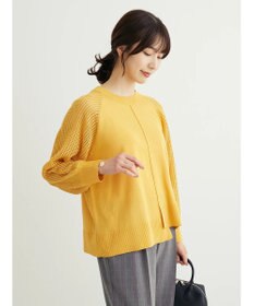 Green Parks ショルダーメッシュニットプルオーバー