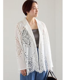 Te chichi ケミカルレースコットンジャケット