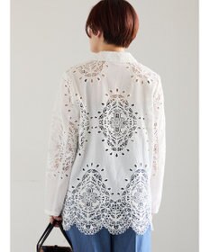 Te chichi ケミカルレースコットンジャケット