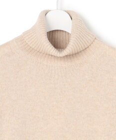 J.PRESS YORK STREET 【WOMEN】ウールカシミヤ デザインタートルネック ニット