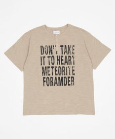 WEGO 【ユニセックス着用ITEM】ビッグロゴスラブヘンリーネックT（SS）