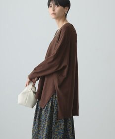 AMERICAN HOLIC バイパチＶネックロングニットプルオーバー